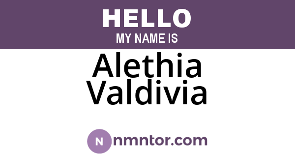 Alethia Valdivia
