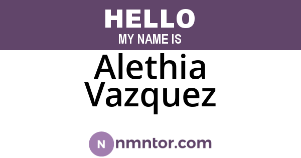 Alethia Vazquez