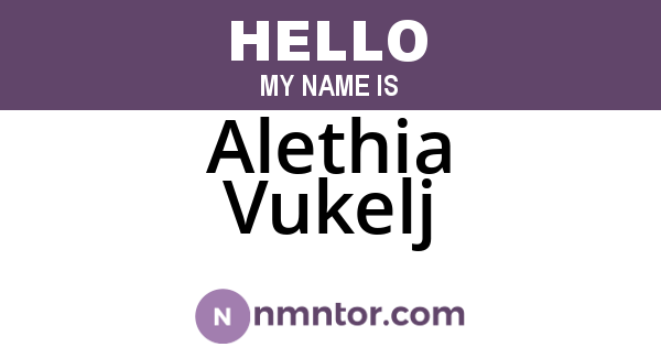 Alethia Vukelj