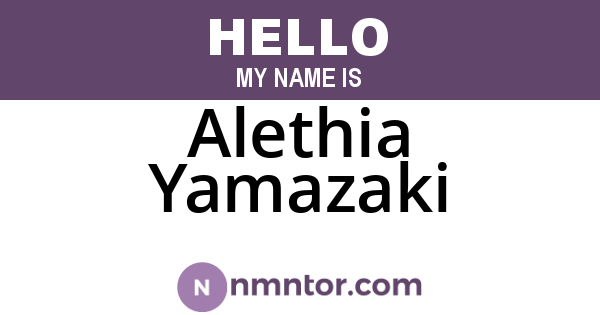 Alethia Yamazaki