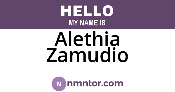 Alethia Zamudio