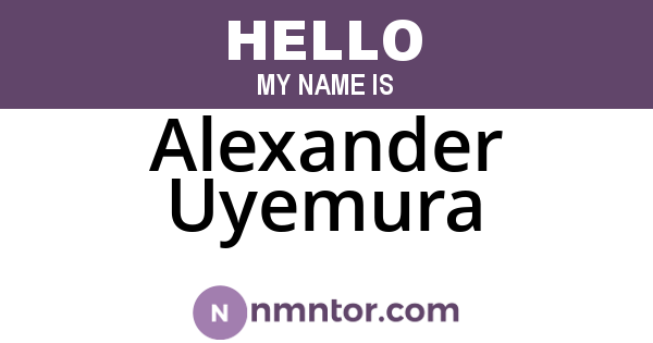 Alexander Uyemura