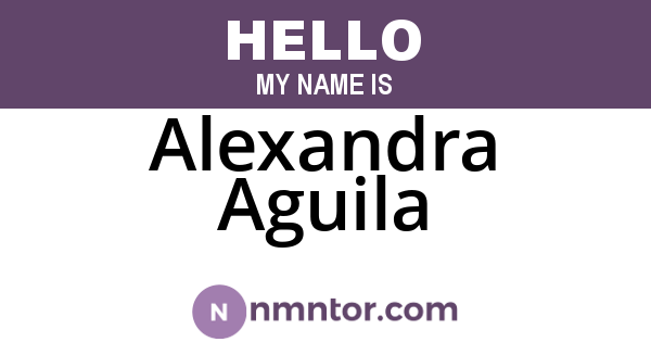 Alexandra Aguila