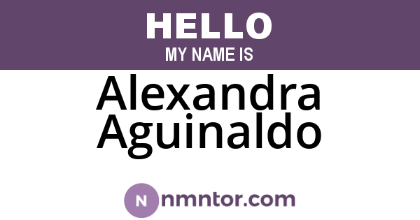 Alexandra Aguinaldo