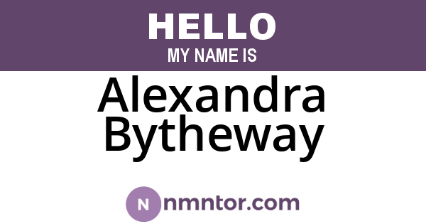 Alexandra Bytheway