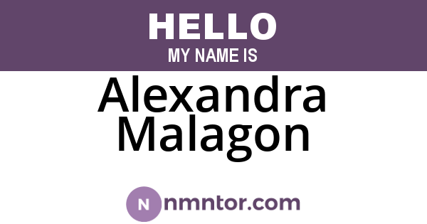 Alexandra Malagon
