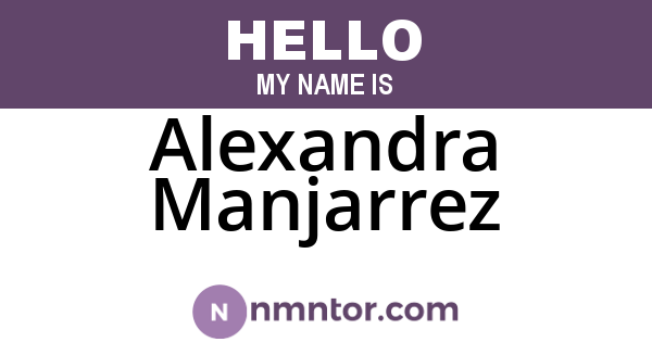 Alexandra Manjarrez