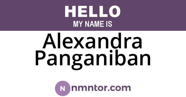Alexandra Panganiban