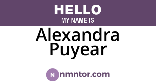 Alexandra Puyear