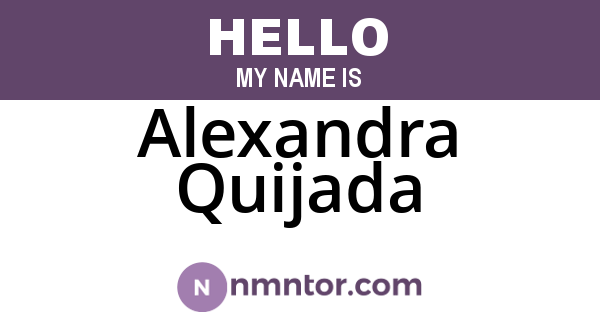Alexandra Quijada