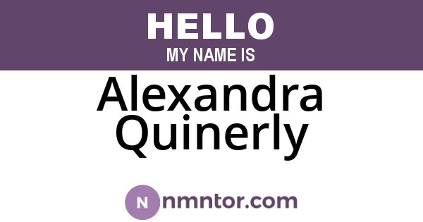 Alexandra Quinerly