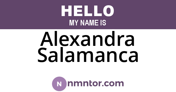 Alexandra Salamanca
