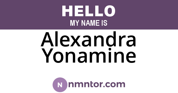 Alexandra Yonamine