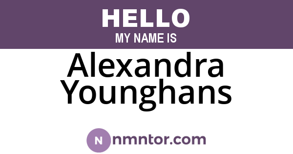Alexandra Younghans