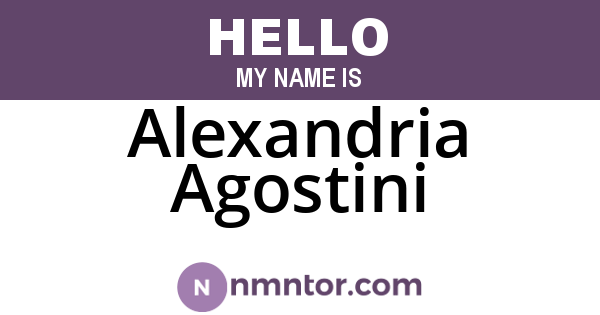 Alexandria Agostini