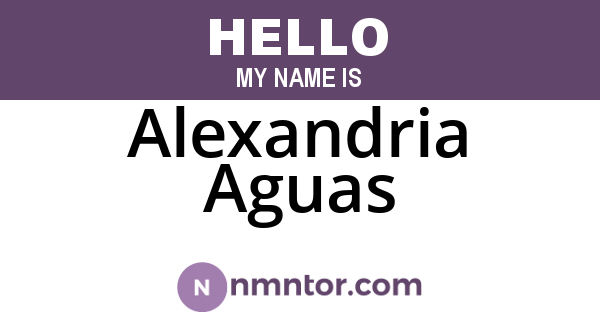 Alexandria Aguas