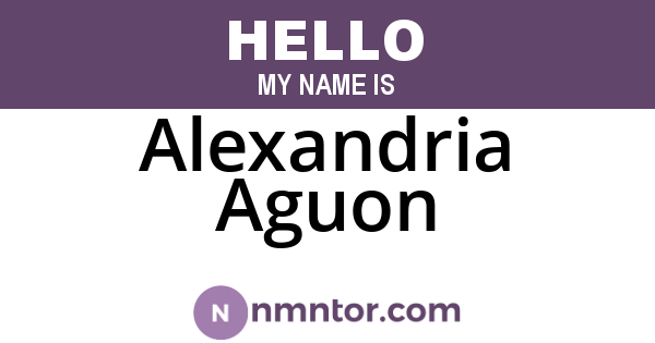 Alexandria Aguon