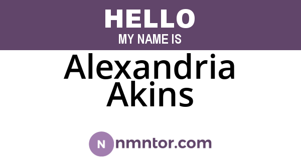 Alexandria Akins