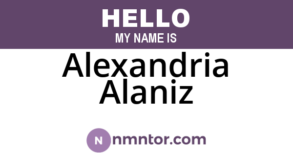 Alexandria Alaniz