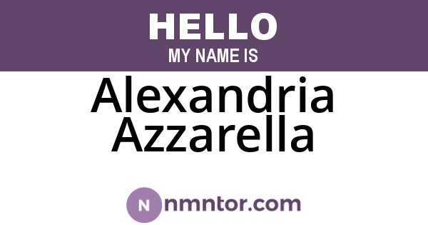 Alexandria Azzarella