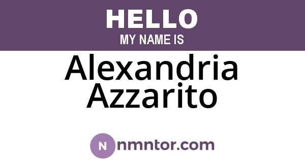 Alexandria Azzarito