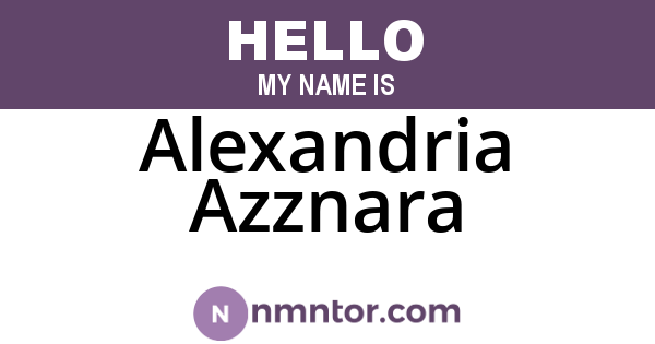 Alexandria Azznara