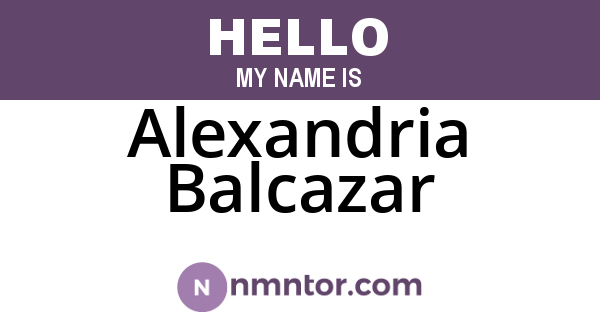 Alexandria Balcazar