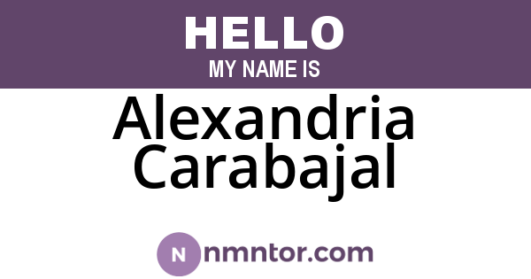 Alexandria Carabajal