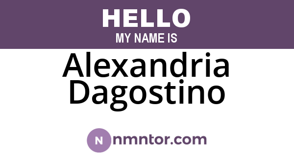Alexandria Dagostino