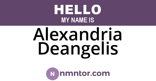 Alexandria Deangelis