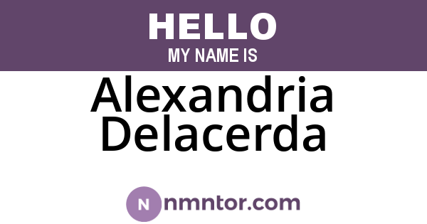 Alexandria Delacerda