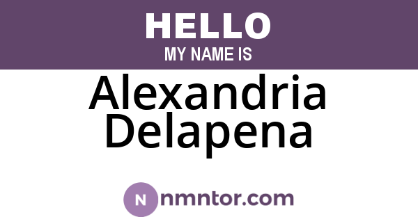 Alexandria Delapena