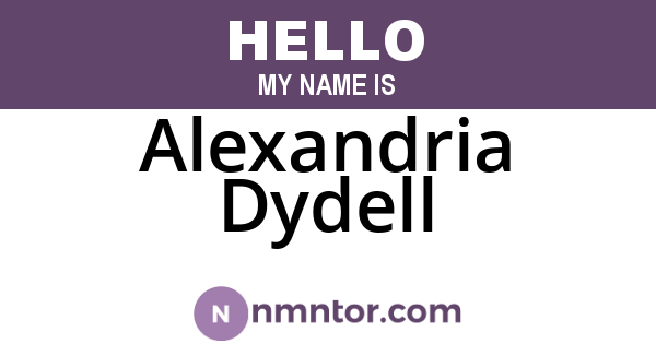 Alexandria Dydell
