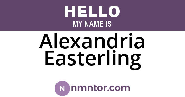 Alexandria Easterling