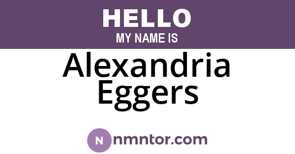 Alexandria Eggers