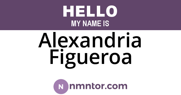 Alexandria Figueroa