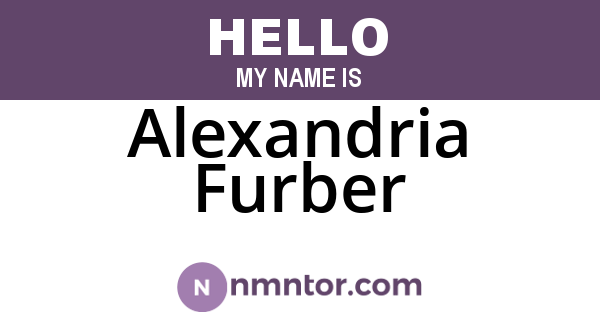 Alexandria Furber