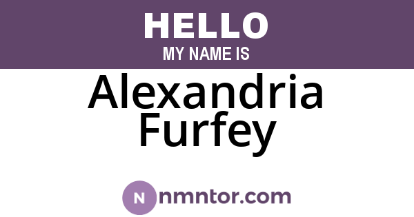Alexandria Furfey