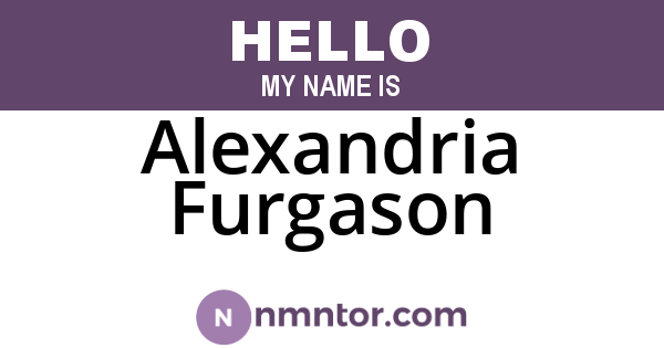 Alexandria Furgason
