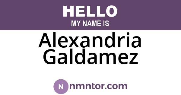 Alexandria Galdamez