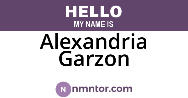 Alexandria Garzon