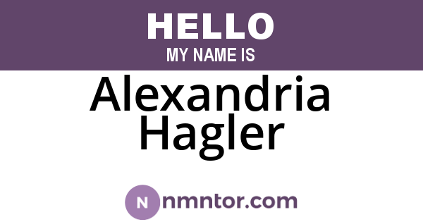 Alexandria Hagler