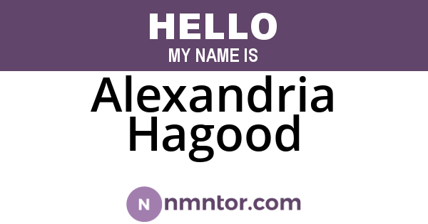 Alexandria Hagood