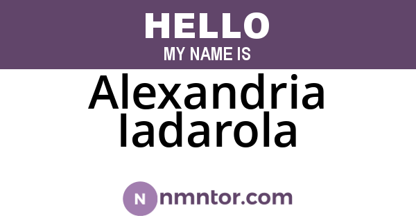 Alexandria Iadarola