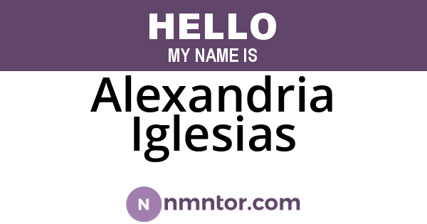 Alexandria Iglesias