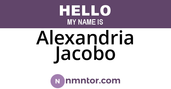 Alexandria Jacobo
