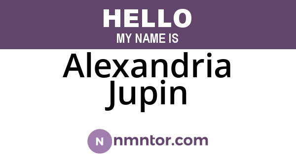 Alexandria Jupin