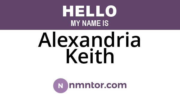 Alexandria Keith