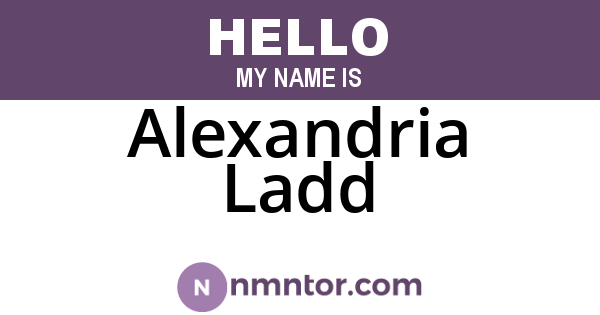Alexandria Ladd