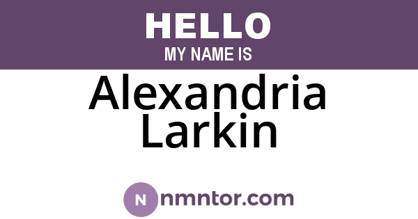 Alexandria Larkin